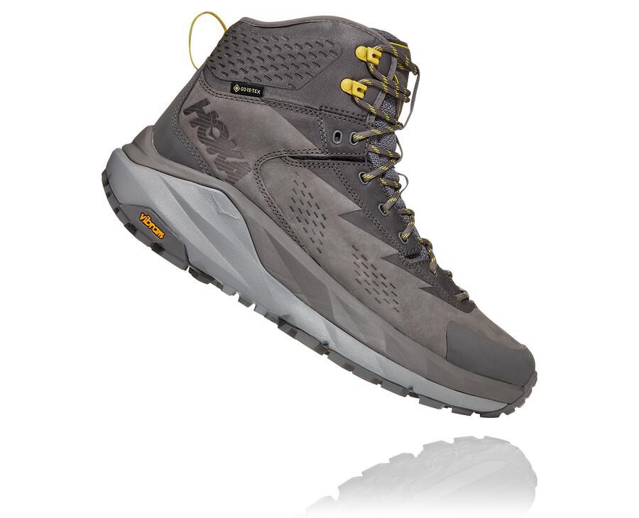 Hoka One One Turisticke Topanky Panske Siva - Kaha GORE-TEX - 15247-EPLD